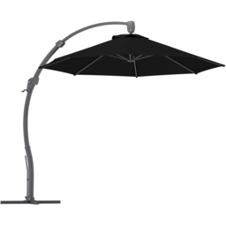 Outsunny Black Crank and Tilt Cantilever Parasol 3m - Wilko - thumbnail 1