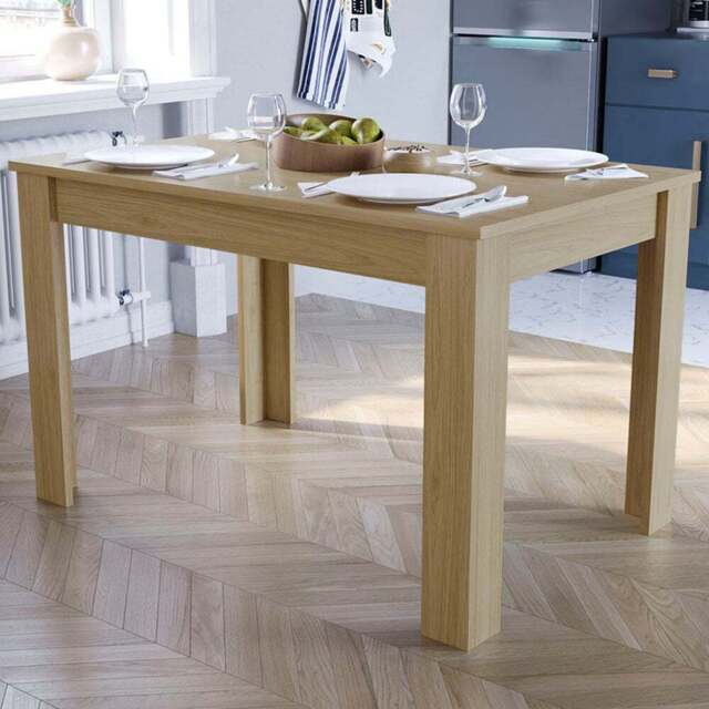 Vida Designs Medina 4 Seater Dining Table Oak - Brown - Wilko - image 1