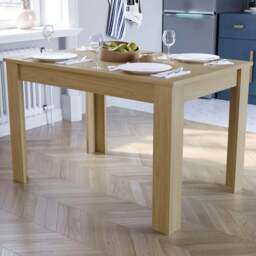 Vida Designs Medina 4 Seater Dining Table Oak - Brown - Wilko