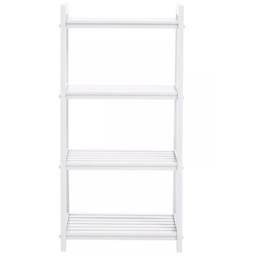 Premier Housewares Chester 4 Shelf White Bookshelf - Interiors by Premier - Wilko - thumbnail 4