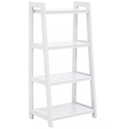 Premier Housewares Chester 4 Shelf White Bookshelf - Interiors by Premier - Wilko - thumbnail 3