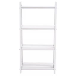 Premier Housewares Chester 4 Shelf White Bookshelf - Interiors by Premier - Wilko - thumbnail 6