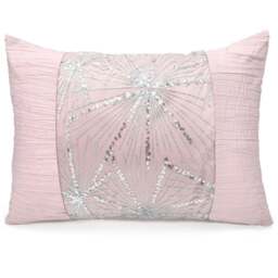 Velosso Marini Pink Crinkle Filled Boudoir - Size: 30 x 40cm - Wilko