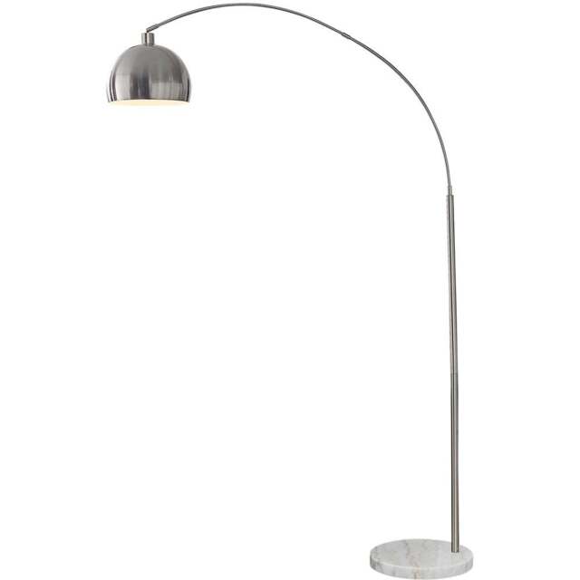 Furniturebox Adelaide Silver Standing Lamp - Size: 35 x 110 x 198cm - Wilko - image 1