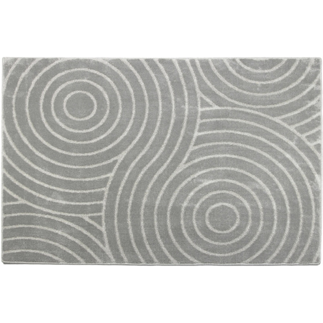 Eselle Rhythm Sculpt Grey Rug 160 x 230cm - Wilko - image 1