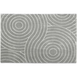 Eselle Rhythm Sculpt Grey Rug 160 x 230cm - Wilko - thumbnail 1