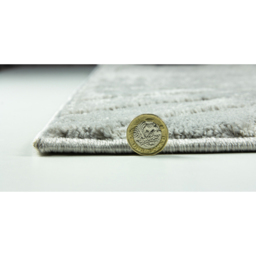 Eselle Rhythm Sculpt Grey Rug 160 x 230cm - Wilko - thumbnail 4