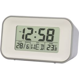 Acctim Alta Owl Grey Reflection Digital Alarm Clock - Size: 4.7 x 10 x 5.8cm - Wilko - thumbnail 4