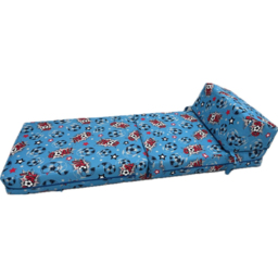 Kaikoo Single Blue Goal Print Foldable Chair Bed - Wilko - thumbnail 4
