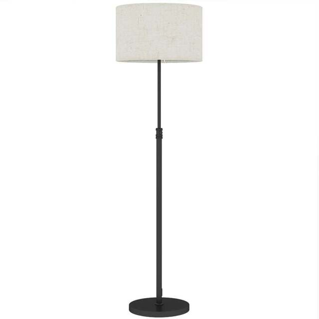 HOMCOM Modern Adjustable Colour Temperature Dimmable Floor Lamp - Size: 38 x 46 x 46cm - Black - Wilko - image 1