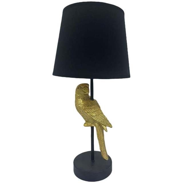 Acacia Home Black Shade Table Lamp 22.8cm - Size: 47 x 22 x 22cm - Multi - Wilko - image 1