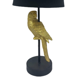 Acacia Home Black Shade Table Lamp 22.8cm - Size: 47 x 22 x 22cm - Multi - Wilko - thumbnail 4