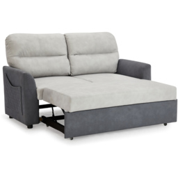 Home Detail Dennis 2 Seater Light and Dark Grey Pull Out Sofa Bed - Wilko - thumbnail 4