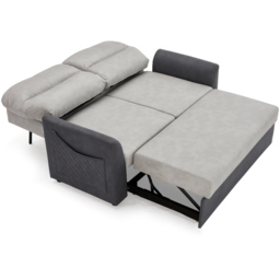 Home Detail Dennis 2 Seater Light and Dark Grey Pull Out Sofa Bed - Wilko - thumbnail 5