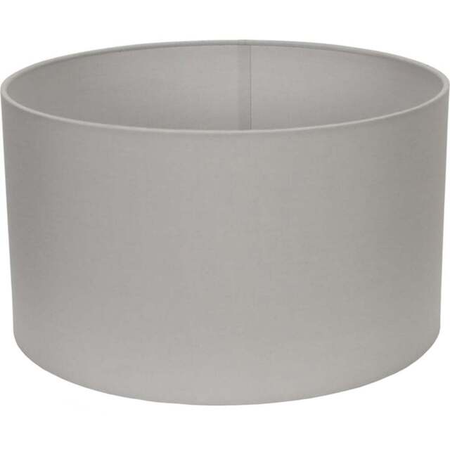 ValueLights Reni Grey Fabric Medium Drum Shade - Size: 35 x 20 x 35cm - Wilko - image 1