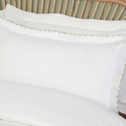 Scallop Edge Duvet Set Green Superking - Size: Super King - Wilko - thumbnail 4