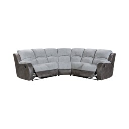 Charleston Corner 7 Seater Sofa Grey - Wilko - thumbnail 4