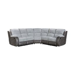 Charleston Corner 7 Seater Sofa Grey - Wilko - thumbnail 3
