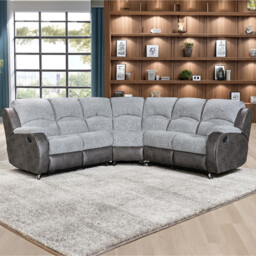 Charleston Corner 7 Seater Sofa Grey - Wilko - thumbnail 5