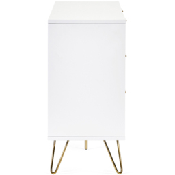 Julian Bowen Murano 6 Drawer Matt White Chest of Drawers - Wilko - thumbnail 6