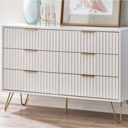 Julian Bowen Murano 6 Drawer Matt White Chest of Drawers - Wilko - thumbnail 1