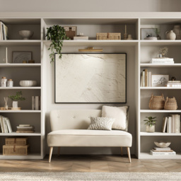 Beau 2 Seater Sand Blonde Wood Sofa - Cream - LPD Home - Wilko - thumbnail 7
