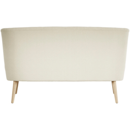 Beau 2 Seater Sand Blonde Wood Sofa - Cream - LPD Home - Wilko - thumbnail 6