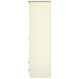 Crowndale Warwick 2 Door 2 Drawer Cream Ash and Oak Double Wardrobe - Size: 2 Door, 2 Drawer - Wilko - thumbnail 4