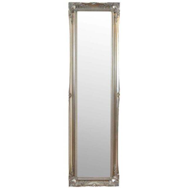 MirrorOutlet Hamilton Vintage Silver Antique Wall Mirror 167 x 45cm - Wilko - image 1