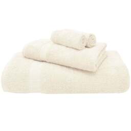 Mayfair Egyptian Cotton Cream Hand Towel Set of 2 - Wilko - thumbnail 1