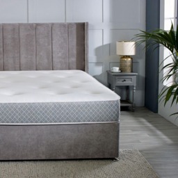 Starlight Beds Double Tufted Hybrid Memory Foam and Spring Mattress - Grey - Wilko - thumbnail 3