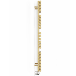 Terma Rolo Towel 2629BTU Brass Heated Towel Rail 1360 x 520mm - Size: 136 x 52 x 12.7cm - Gold - Wilko - thumbnail 5