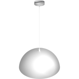 Milagro Beta White Pendant Lamp 230V - Size: 45 x 45 x 90cm - Wilko - thumbnail 3
