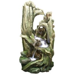 Bermuda Arden Water Feature - Size: 55 x 45 x 102cm - Brown - Bermuda Water Gardens - Wilko