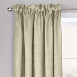 Velosso Westwood Latte Tape Top Curtains 117 x 137cm - Size: W 117 x D 137cm - Cream - Wilko - thumbnail 3