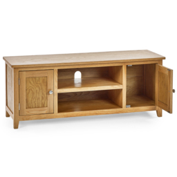 Julian Bowen Mallory Widescreen TV Unit - Size: 40 x 127 x 50cm - Wood - Wilko - thumbnail 5