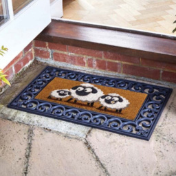 Garden Mile Sheep Non Slip Door Insert - Size: 53 x 23 x 1.5cm - Brown - Wilko - thumbnail 3