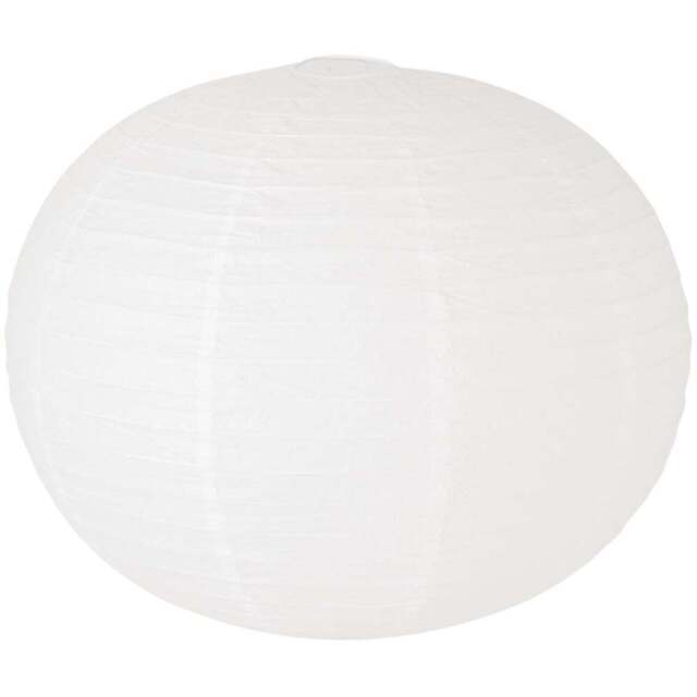 ValueLights Isla White Paper Globe Ceiling Lamp Shade 60cm - Size: 52 x 56 x 56cm - Wilko - image 1