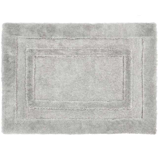 Origins Frame Silver Rug 160 x 230cm - Size: 160 x 230 x 2.5cm - Grey - Wilko - image 1