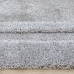 Origins Frame Silver Rug 160 x 230cm - Size: 160 x 230 x 2.5cm - Grey - Wilko - thumbnail 6