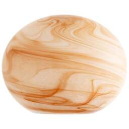 ValueLights Sookie Alabaster Easy Fit Pendant Shade - Size: 18.5 x 24.5 x 24.5cm - Multi - Wilko - thumbnail 1