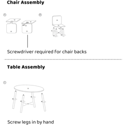 Kidsaw Country Cottage 2 Seater White and Pink Table and Chairs - Wilko - thumbnail 7