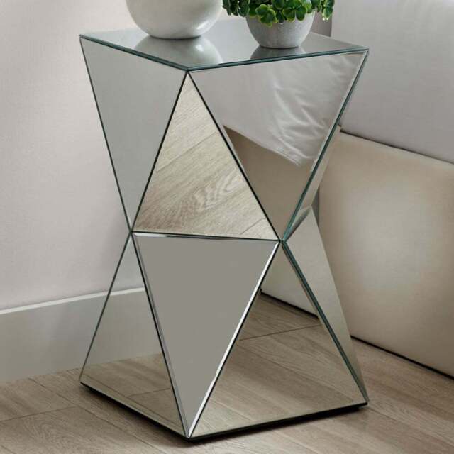 Furniturebox Georgia Silver Side Table - Size: 30.5 x 30.5 x 51.5cm - Wilko - image 1