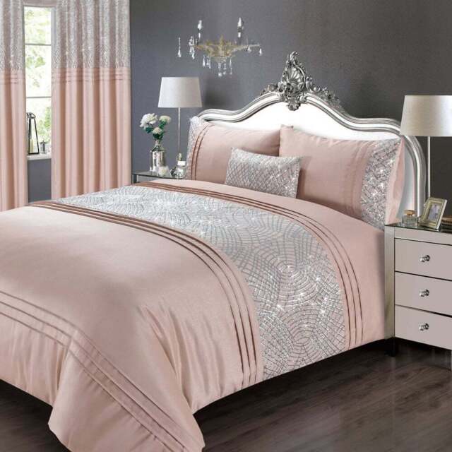 Rapport Home Charleston Super King Size Blush Duvet Set - Pink - Wilko - image 1