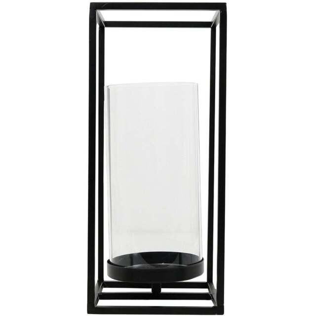 Mari Black Candle Holder - Size: 13.5 x 30.5 x 13.5 - Wilko - image 1