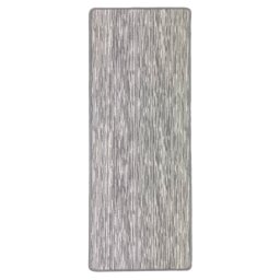 Broken Stripe Washable Runner - Grey - Wilko