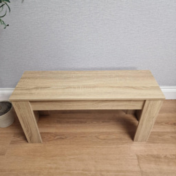Portland 4 Seater Square Dining Table Set Oak Effect and Grey - Multi - Wilko - thumbnail 4