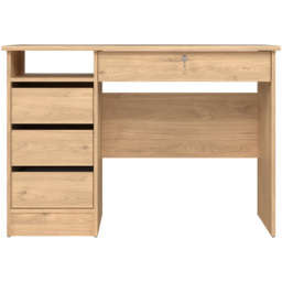 Florence Function Plus 4 Drawer Desk Jackson Hickory Oak - Size: 48 x 109 x 75cm - Brown - Furniture to Go - Wilko - thumbnail 6