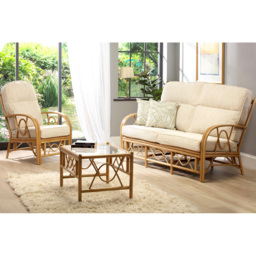 Desser Bali Natural Rattan Coffee Table - Size: 52 x 57 x 47cm - Cream - Wilko - thumbnail 4