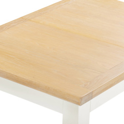 Seconique Windsor 8 Seater 120-150cm Extending Dining Table Ivory and Oak - Ivory/Oak - Wilko - thumbnail 7